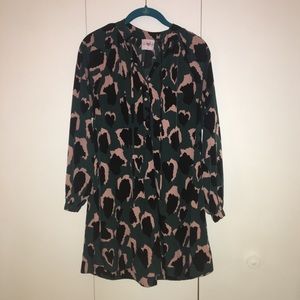 Buddylove Emerald Pink Leopard dress small